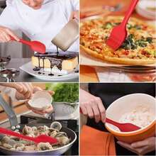 6pcs High Heat Resistant Non-Stick Silicone Baking & Cooking Utensil Set, Dishwasher - Multicolor - View 10