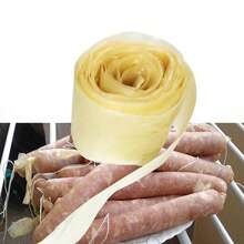 SISCCI 21mm 膠原蛋白腸衣，30cm 短長度，1-30m，適用於風乾香腸、紅香腸、燻香腸、自製加工 - 查看 9
