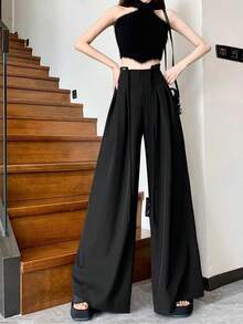 Women Pants - Dark Grey - View 10