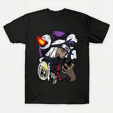 Abbigliamento Maschile Locale, T-shirt in Cotone con Stampe per Uomo, T-shirt Oversize per Uomo, Abbigliamento Streetwear Y2K per Uomo, Outfit Estivi Quotidiani. Motivi progettati specificamente per la Festa del Papa, esclusivi per il Giorno dell'Indipendenza e la Dichiarazione di Indipendenza, una T-shirt maschile alla moda per l'estate. - nero - Visualizzare 7