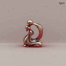 1 Stück künstlicher Kupferguss-Sand "Für immer mit dir" Paar Einfaches Liebesornament, antikes Kupferkunst-Paar Heimdekoration Schreibtischornament, perfektes Geburtstagsgeschenk Mini Tierstatue Ornament für Zuhause und Garten, süßes dekoratives Accessoire, personalisierte Dekoration für Schreibtisch, Küche, Büro-Whiteboard, Aufbewahrungsschrank und Geschirrspüler, Küchendekoration, Heimdekoration, Valentinstagsgeschenk, Geschenk für Freunde und Familie - Mehrfarbig - Übersicht 7