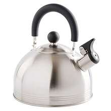 Mr. Coffee 91407.02 Flintshire Tetera silbante de acero inoxidable, 1.65 L, Plateado, , 1 - Plateado - Ver 5