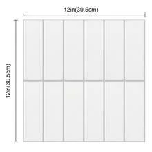 WalDecoo 2PCS/10PCS/20PCS White Subway Tile Stickers, Glossy Self-Adhesive Backsplash, Waterproof Oilproof Wall Decals, Easy Peel & Stick For Kitchen & Bathroom - VP574 - View 3