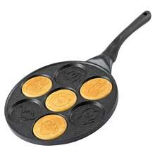 Animal Mini Pancake Pan Make 7 Unique Flapjack Zoo Animals - Nonstick Griddle - View 2