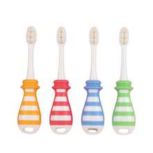 Anti-Choking, Anti-Bacterial Soft Bristle Cartoon Toothbrush, Premium - Multicolor - View 4