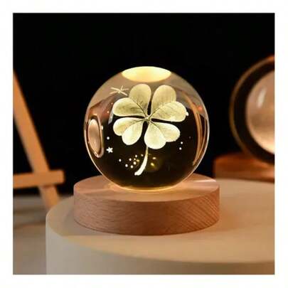 Luminária Para Quarto 3d Bola De Cristal GALAXIA /SISTEMA SOLAR  Brilhantes USB luminarias