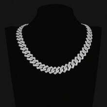 High Quality Geometric Cuban Link Necklace, Bling Hiphop Style Jewelry Gift - Chain Necklace - View 22