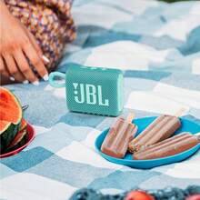 JBL Go 3 便携式迷你蓝牙音箱，5 小时播放时间，IP67 防水防尘，无线音箱，适合居家、户外和旅行使用。 - 查看 8