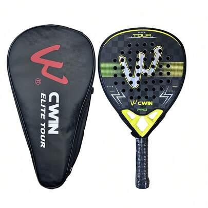18K Carbon Fiber Badminton Racket, High Spin Control, Ergonomic Handle, Durable Frame, Suitable For Indoor And Outdoor Badminton Courts