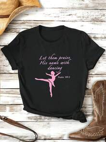 Women T-Shirts - Black - View 2