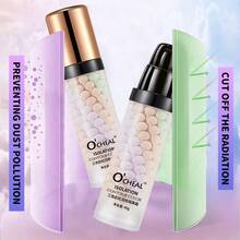 3-Color Rainbow Isolating Cream, Hydrating, Lightweight And Skin-Friendly, Nourishing Skin Concealing Primer, Naturally Corrects Skin Tone, Evenly Brightens Complexion - Multicolor - View 6