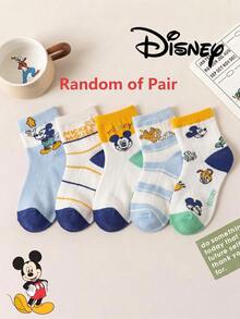 Disney 10/5/1 双正品迪士尼袜子，白色网眼镂空中筒袜，适合夏季穿着。可爱的卡通图案，时尚可爱的白色迪士尼婴儿袜。透气吸汗，休闲百搭，多功能卡通图案袜子，适合婴儿穿着，也是送礼和日常穿着的理想选择。 - 彩色 - 查看 12