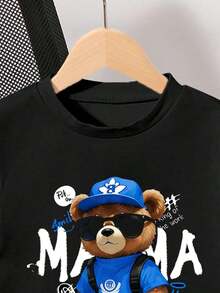 GraphicGems Boys' Basic Short Sleeve T-Shirt, Casual, Elegant, Creative, Personalized, Refreshing, Chic, Minimalist, Cool Style, With Digit 67 Football Graphic Print, Comfortable Clothing For Daily Wear, Cozy Summer And Autumn Styles, Suitable For 7 Year Olds, Graphic Clothing For Boys, Hip Hop Clothing For Boys. - 淺粉色 - 查看 3