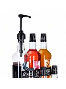 1pc 1L Coffee Syrup Dispensing Pump 10ml Liquid Dispensing Pump For Juice Bottles - Multicolor - View 9