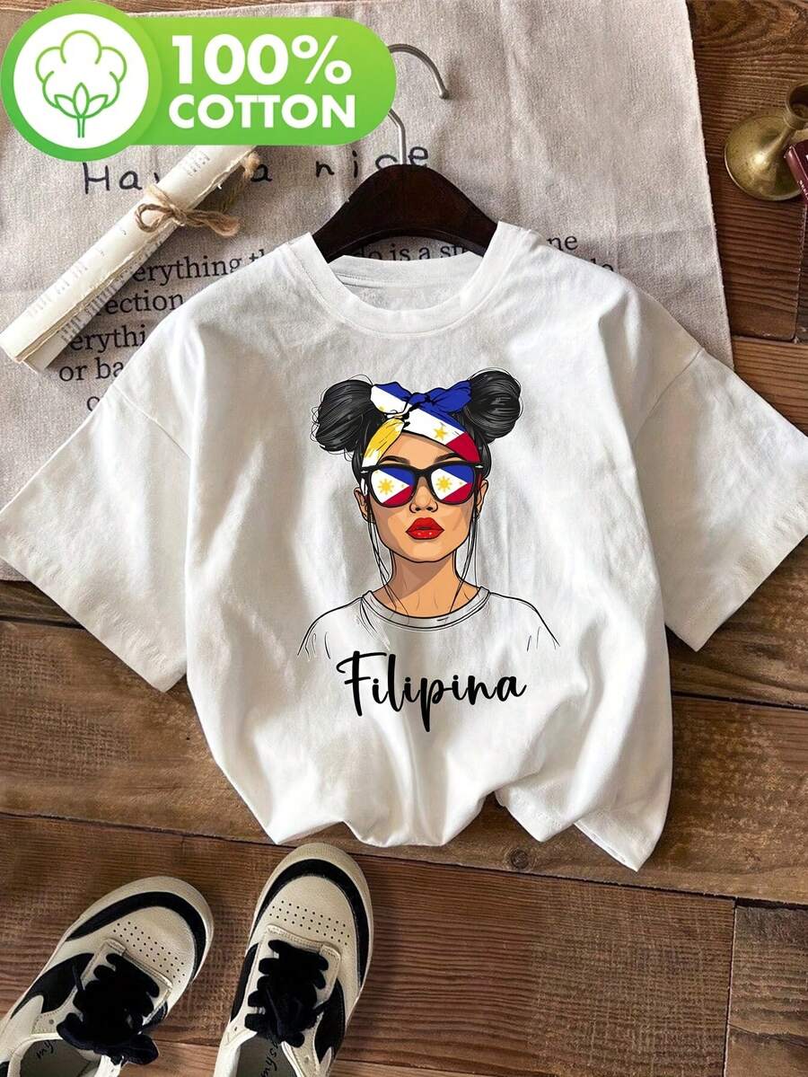 Camiseta de mujer para primavera y verano - Blanco - Ver 1