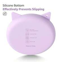 Silicone Slow Feeder Dog Cat Bowls, Interactive Puzzle Toy For Pets Dry/Wet Food Training, Keeps Dogs Cats Busy, Prevents Puppy Kitty Overeating Purple, 0.8 Cup - 0.8 杯 - 查看 6