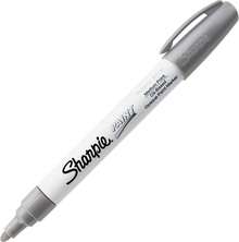 Sharpie? Permanent Paint Marker, Medium Point, Silver - 顏色A - 查看 1