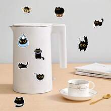 500pcs Small Black Cat Animal Stickers Roll - Self-Adhesive PVC Stickers, Suitable For Laptop, Water Bottle, Phone - Birthday Stickers, Can Decorate Notebook, Cartoon Stickers - Multicolor - View 7
