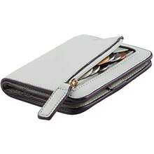 Toughergun Women's Small Slim Leather Wallet with RFID Protection, Compact Bifold Mini Purse with Clear ID Window - 05 ReNapa Luz Verde - Ver 1