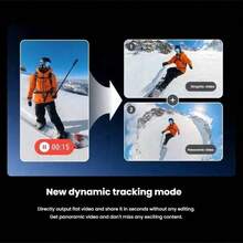 Insta360 X5 8K運動相機｜專業級影像穩定+超廣角鏡頭｜適用於騎乘、滑雪及潛水｜Vlog電影級魔法工具｜全新未激活 - 查看 7