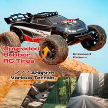 All Terrain 45KM/H High Speed Off Road RC Car, 1:8 Scale Outdoor Racing Drifting Climbing Monster Truck, Not A Toy, Designed For Professional Players, Collectors And Competitive Racing, 2.4Ghz Remote Control, Support Multiple Vehicles Playing - Black - View 5