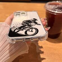 Fanahat-Funda de teléfono: Carcasa transparente para iPhone 17 Pro Max 16PLUS 15 14 13 12 11 Series, cubierta protectora suave a prueba de golpes, práctica, moderna, creativa, transparente con cojín de aire en las cuatro esquinas, adecuada para regalos de festival para parejas, amigos, familia y para ti - transparente - Ver 4