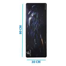 Gaming Mouse Pad With Extended Non-Slip Surface - 行星 - 查看 2