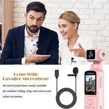 4K Ultra HD Video Blogging Camera Featuring A 1.33 CMOS Sensor, USB Charging, And A 270° Rotating Motion Capability, Ideal For Video Blogging, Live Streaming, And Outdoor Activities - An Excellent Gift For Couples, Back-To-School, Or Easter - View 9