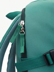 Solid Color Nylon Travel Backpack, 180° Full Open Large Capacity Shoe Bag, Multi-Pocket Zipper Portable Backpack For Air Travel Vacation,Y2k,Travel Bag - Multicolor - View 7