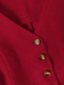 Conjunto de dos piezas para mujer para uso diario - Burdeos - Ver 6