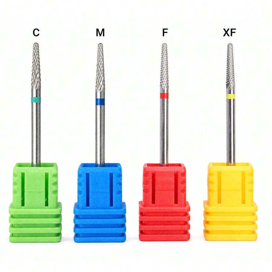 Easy Nail 1pc Tungsten Carbide Nail Drill Bit, Sharp Durable Nail Grinding Head For Nail Art - Multicolor - View 1
