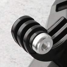 Puluz 适用于 Hero12 Black / Hero11 / 10 / 9 / 8 / 7 / 6 / 5、Ace / Ace Pro、Osmo Action 4 及其他运动相机的黑色头盔腰带安装支架 - 黑色 - 查看 6