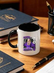 Customized Graduation Mug, Can Customize Photo & Text, 2026 Graduation Commemorative Colored Ceramic Cup, Personalized Graduation Commemorative Mug - Multicolor - View 49