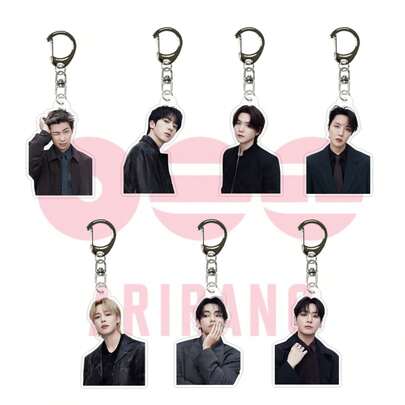 防弾少年団 JIMIN V J-HOPE RM JIN バッジピン - かわいいスズ製ピン バックパック/衣類用、バレンタインデーのギフト、コレクターカード、人気音楽グループを応援するための小さなギフト、新しいコレクターカード、カードディスプレイコレクション、ポップミュージックグッズ、ボックス入りデコラティブカード