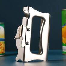 One-Touch Electric Can Opener - Automatic Open, Hands-Free Operation, Easy To Clean,Manual Can Opener, Electric Can Opener, Kitchen Must Haves, 2-In-1 Can & Jar Opener, Ergonomic Opener, Smooth Edge Cutting, Automatic Can Opener ,Cyber Monday Steal , Gifts For Dad, Stocking Stuffer, Holiday Gift Guide 2025,Kitchen Gadgets, Cooking Essentials, Pantry Upgrade, Easy Cooking, Senior Friendly, Accessible Kitchen - 銀色 - 查看 6