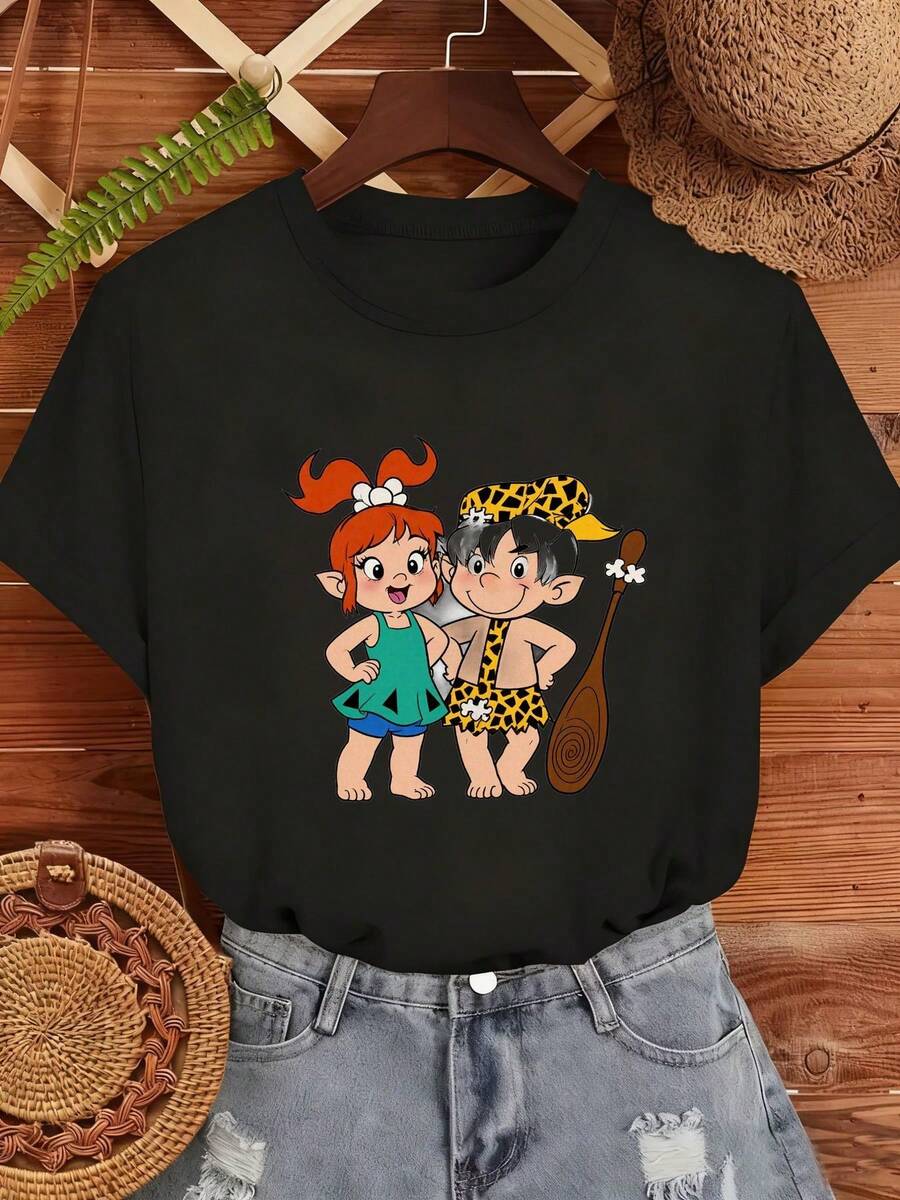 Women T-Shirts - Black - View 1