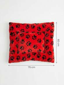 Pet Bed & Crate Mat - Red - View 2