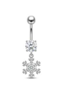 1 chiếc khuyên rốn hình bướm đính đá Cubic Zirconia, cỡ 14G/10mm, chất liệu thép không gỉ, phụ kiện độc đáo cho tiệc tùng và ngày lễ. - Nhiều màu - Xem 17