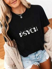School Psychologist T-Shirt, Floral School Psychologist T-Shirt, School Psychologist Gift, Psychology Graduate Gift, School Psychologist Gift, Back To School Gift Mug, 100% Cotton - 黑色3 - 查看 4