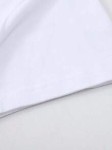 Tokyo Racing Cars Street Speed Digital Print Short Sleeve Unisex Pure Cotton Loose And Comfortable - White - View 5