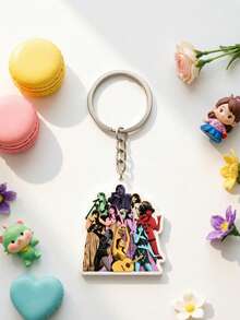 DOBBLE 's "ERA" Tour Acrylic Keychain. It Is Highly Suitable For Use In Bags, Backpacks, Keys, Collections, Daily Use, And For Concert Outings. It Is An Ideal Gift For 's Fans. - Multiple Styles - View 6
