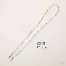 1 unidade de cordão para celular com estrela colorida e pérolas, em um lindo esquema de cores inspirado em macarons, perfeito para presentear amigas. Ideal também como acessório para bolsas e outros itens. - cor - Ver 5