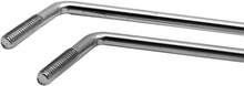 Hordion 2 Pcs 6mm 5 Mm Single Tremolo Arm Thread Metal Whammy Bar With Tip For Stratocaster Electric Guitar Tremolo System - 白色 - 查看 3