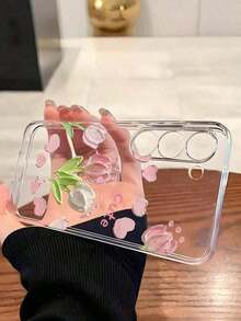 1 Piece Soft Phone Case With Minimalist Tulip And Star Pattern, Compatible With Huawei Honor, , Galaxy A04e/12/A13/A14/A34/A50/A52/A53/A54/S21/S22/S23/S24/S25/S25Ultra/S25FE/S26/S26 PLUS/S26 ULTRA/S26 EDGE, 6A/7A/8A, 12T/13T/15T/15T Pro - 款式 8(1 件) - 查看 3