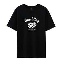 Imported Direct Printing Machine, Men's Short Sleeve T-Shirt Made Of Pure Long Fiber Pima Cotton, 50 Thread Count, With A Lightweight Luxury Finish. - 珊瑚粉 - 查看 1