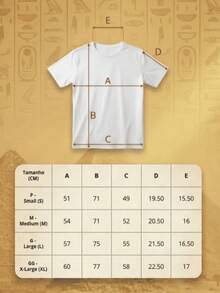 Set Of 2 Short-Sleeve Egyptian Cotton T-Shirts - 米白色和軍綠色 - 查看 5