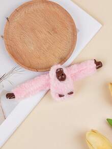 Cute Plush Monkey Keychain, Long Arm Cartoon Animal Pendant, Soft Bag Charm, Backpack Decoration, Car Keychain Accessory, Gift - Multicolor - View 10