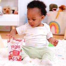 Happy Baby Organics Baby Snacks, Greek Yogis, Freeze Dried Yogurt &Amp; Fruit Snacks, Gluten Free Snack For Babies 9+ Months, Strawberry &Amp; Banana, 1 Ounce - 顏色A - 查看 9