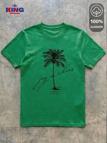 King T-shirt Men T-Shirts - Teal Blue - View 2