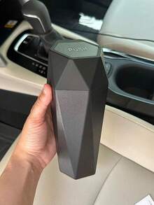 1 pieza Papelera de coche con tapa - Accesorio interior de coche esencial mini, papelera a prueba de fugas, caja de almacenamiento multiusos, adecuada para coche, hogar, oficina. No se incluyen bolsas de basura, por favor comprar por separado - cubo de basura hexagonal de estilo antiguo - Ver 3